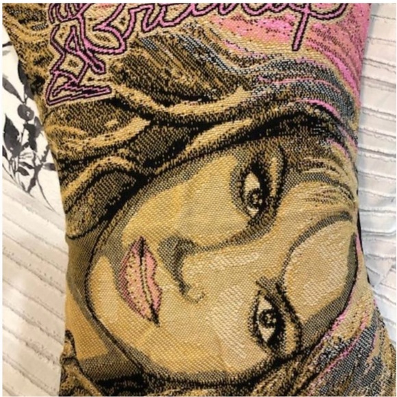 Vintage & New - Britney Spears Woven Pillow Case - Rare - Collectible - Unique - Picture 5 of 11